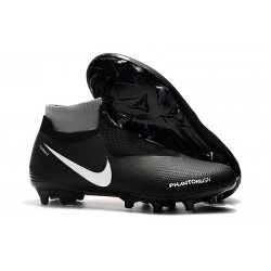 Scarpe Per Gli Uomini Nike Phantom Vision Elite DF FG Nero Rosso Bianco