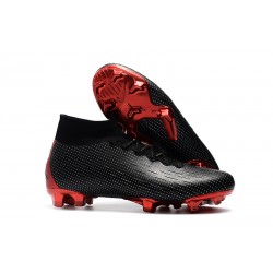 Nuovo Tacchetti da Calcio Nike Mercurial Superfly VI 360 Elite FG Nike x Jordan Nero Rosso