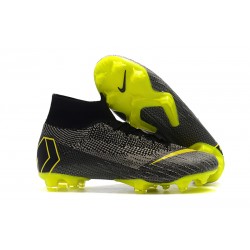 Nuovo Tacchetti da Calcio Nike Mercurial Superfly VI 360 Elite FG Grigio Giallo