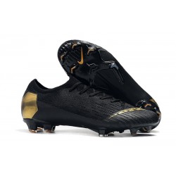 Tacchetti da Calcio Nike Mercurial Vapor XII 360 Elite FG Oro Nero