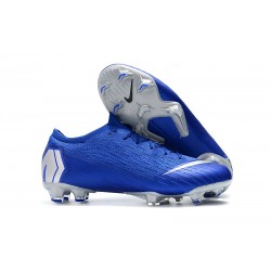 Tacchetti da Calcio Nike Mercurial Vapor XII 360 Elite FG Blu Argento