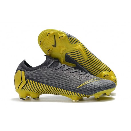 Scarpe da Calcio Nike Scontate - Mercurial Vapor XII 360 Elite FG Grigio Tuono Nero Grigio Scuro