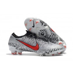 Nuova Neymar Scarpe Nike Mercurial Vapor XII 360 Elite FG Bianco Rosso Nero