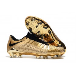 Neymar Scarpe da Calcio Nike Hypervenom Phantom 3 FG Oro Nero