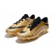 Neymar Scarpe da Calcio Nike Hypervenom Phantom 3 FG Oro Nero