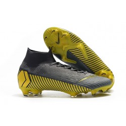 Nike Mercurial Superfly 6 Elite FG Scarpe 2019 Grigio Giallo