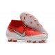 Tacchetti da Calcio Nike Phantom VSN Elite DF FG Rosso Bianco Argento