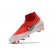 Tacchetti da Calcio Nike Phantom VSN Elite DF FG Rosso Bianco Argento