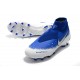 Scarpe Per Gli Uomini Nike Phantom Vision Elite DF FG Blu Bianco Argento