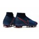 Scarpe Per Gli Uomini Nike Phantom Vision Elite DF FG Blu Rosso