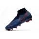 Scarpe Per Gli Uomini Nike Phantom Vision Elite DF FG Blu Rosso