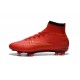 2015 Scarpa da calcio per terreni duri Nike Mercurial Superfly - Uomo Rosso Nero