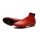 2015 Scarpa da calcio per terreni duri Nike Mercurial Superfly - Uomo Rosso Nero