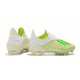 Nuovo Scarpe Da Calcio adidas X 18+ FG Bianco Verde