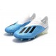 Tacchetti da Calcio adidas X 18+ FG Blu Bianco Nero