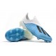 Tacchetti da Calcio adidas X 18+ FG Blu Bianco Nero
