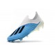 Tacchetti da Calcio adidas X 18+ FG Blu Bianco Nero