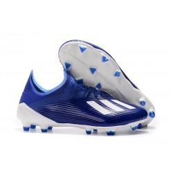 Scarpa da Calcio adidas X 19.1 FG Uomo Blu Bianco