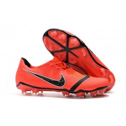 Scarpa Nuovo Nike Phantom Vnm Elite FG Rosso Nero