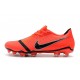 Scarpa Nuovo Nike Phantom Vnm Elite FG Rosso Nero