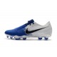 Scarpa Nuovo Nike Phantom Vnm Elite FG Bianco Blu Nero