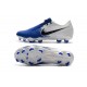 Scarpa Nuovo Nike Phantom Vnm Elite FG Bianco Blu Nero