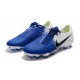 Scarpa Nuovo Nike Phantom Vnm Elite FG Bianco Blu Nero