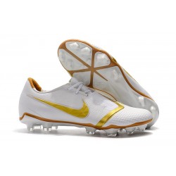 Scarpa Nuovo Nike Phantom Vnm Elite FG Bianco Oro