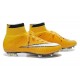 2015 Scarpe calcio Nike Mercurial Superfly FG - Uomo - Giallo Bianco Nero