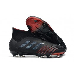 Scarpa da Calcio Nuovo adidas Predator 19+ FG Nero Rosso