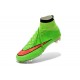 2015 Scarpe calcio Nike Mercurial Superfly FG - Uomo - Verde Rosso Nero