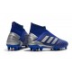 Scarpa da Calcio Nuovo adidas Predator 19+ FG Blu Argento