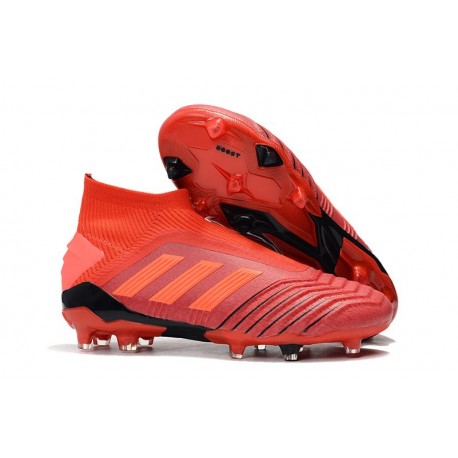 Scarpa da Calcio Nuovo adidas Predator 19+ FG Rosso