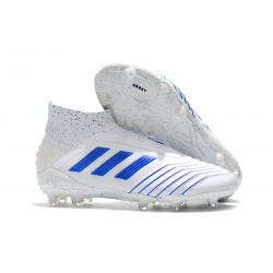 Scarpa da Calcio Nuovo adidas Predator 19+ FG Bianco Blu