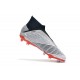 Scarpa da Calcio Nuovo adidas Predator 19+ FG Argento Rosso Nero