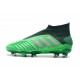 Scarpa da Calcio Nuovo adidas Predator 19+ FG Verde Argento