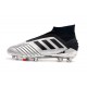 Scarpa da Calcio Nuovo adidas Predator 19+ FG Argento Nero