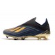 adidas X 19+ FG Nuovo Scarpa da Calcio - Nero Oro Blu