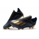 adidas X 19+ FG Nuovo Scarpa da Calcio - Nero Oro Blu